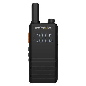 Retevis B63H PMR446 Radio 6 Packs with Earpieces | License-Free | Ultra Thin | Hidden Display | Long Battery Life | Type-C Charging