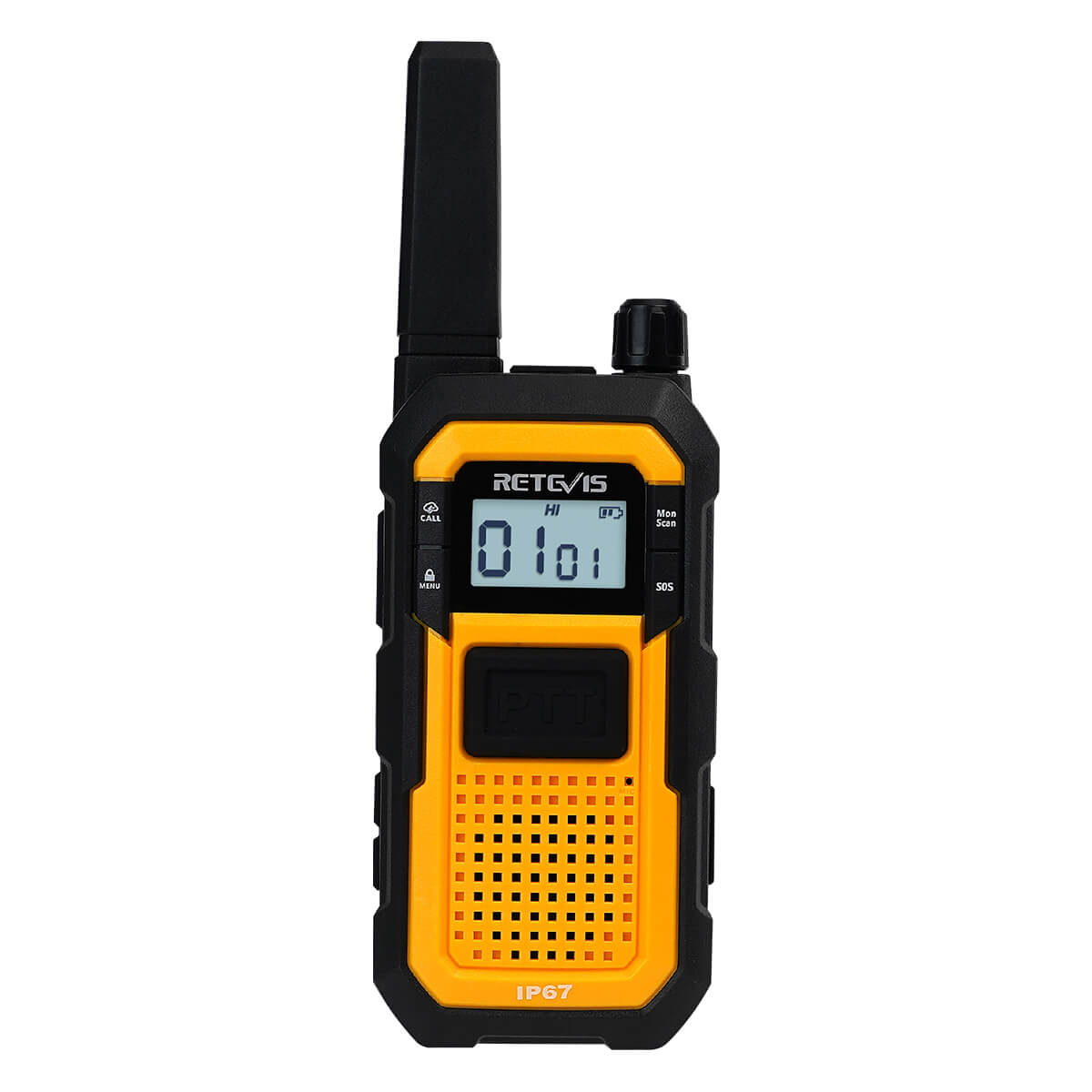 Retevis RB48 Waterproof Heavy Duty Two Way Radio 6 Pack with 6 Headsets Plus Gang Charger