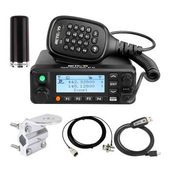 RT90 50 Watt Dual Band DMR Mobile and Stubby Radome Antenna Kit