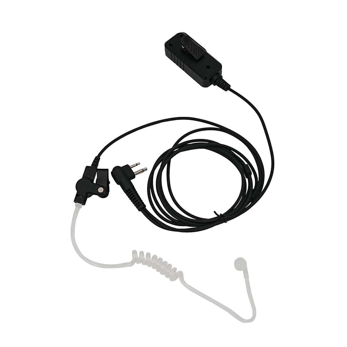 Retevis Noise-Canceling 2-Wire Motorola 2Pin Covert Acoustic Tube Earpiece