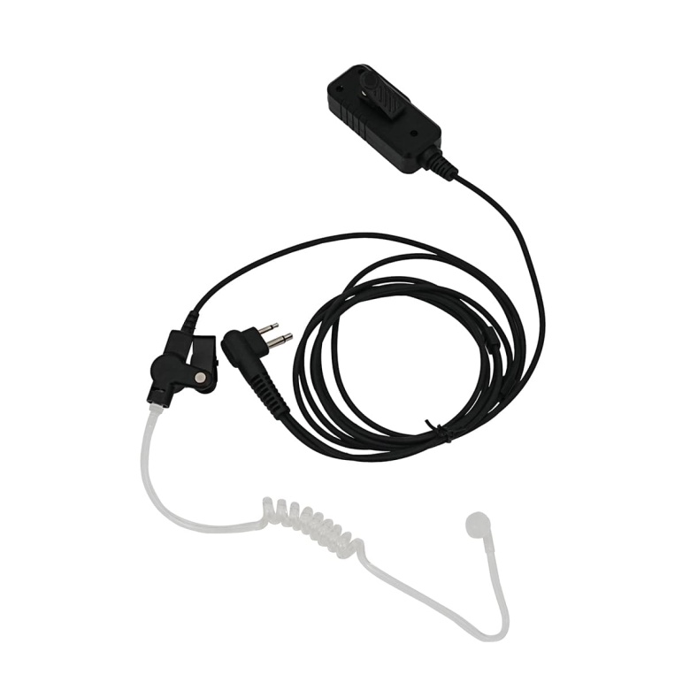 Retevis Noise-Canceling 2-Wire Motorola 2Pin Covert Acoustic Tube Earpiece
