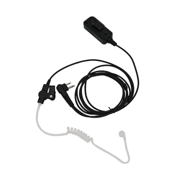 Retevis Noise-Canceling 2-Wire Motorola 2Pin Covert Acoustic Tube Earpiece