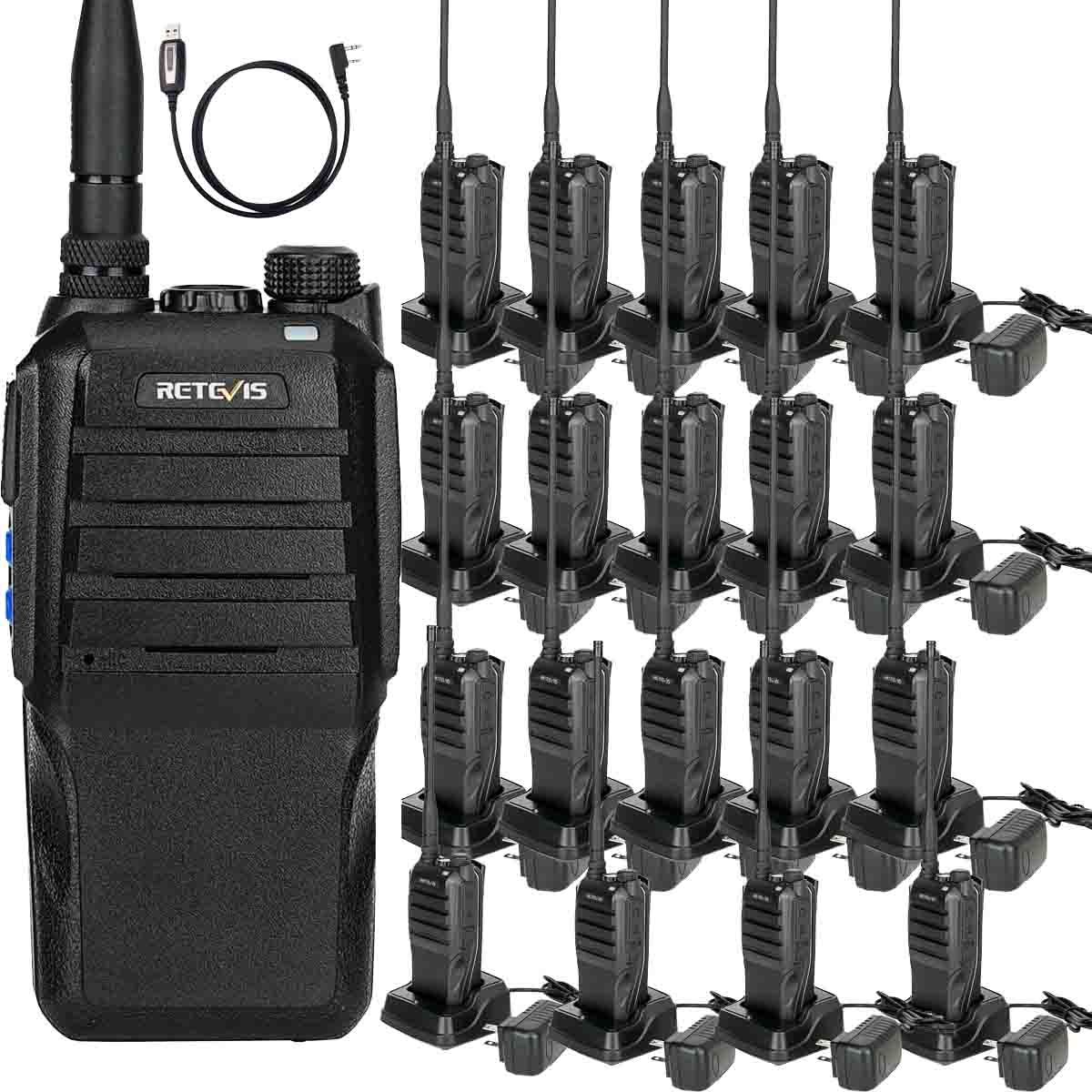 20Pack Retevis RT56B Explosion-proof Rugged FRS Heavy Duty Two way Radio