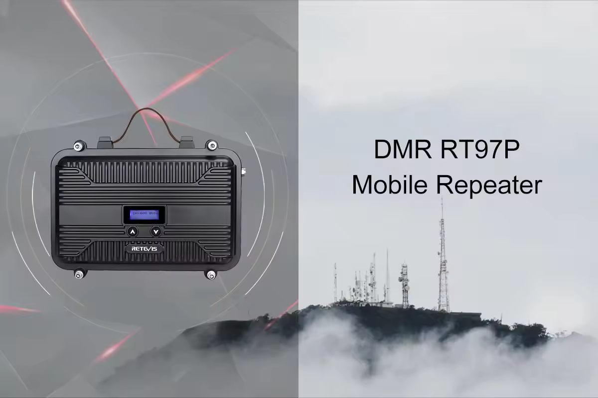 Retevis RT97P DMR Mobile Repeater Deployed at a Hilltop Communication Site