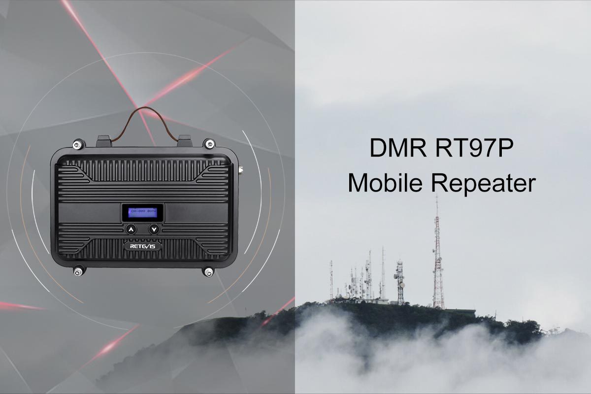 Retevis RT97P DMR Mobile Repeater Deployed at a Hilltop Communication Site