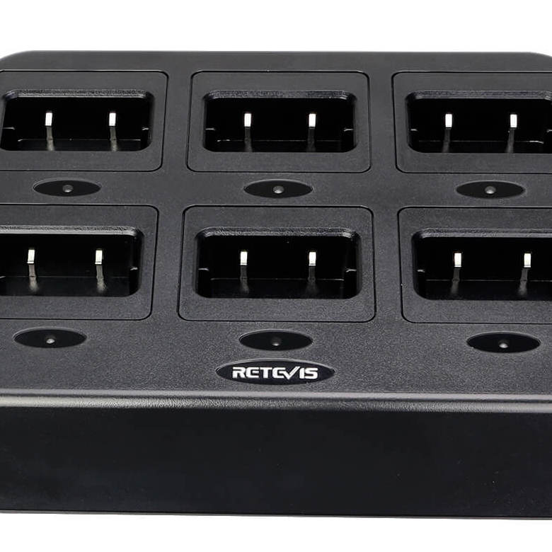 Retevis H777S FRS Radio 6 Packs with 6-Way Charger | License-Free | 1100mAh Battery | VOX | 2W |Adjustable Squelch Levels