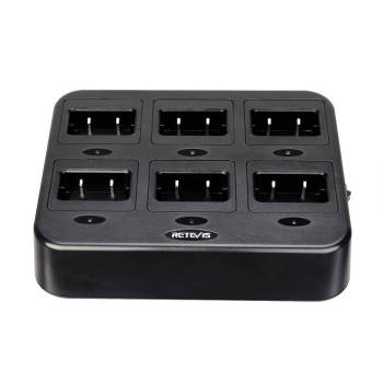 Retevis H777S FRS Radio 6 Packs with 6-Way Charger | License-Free | 1100mAh Battery | VOX | 2W |Adjustable Squelch Levels