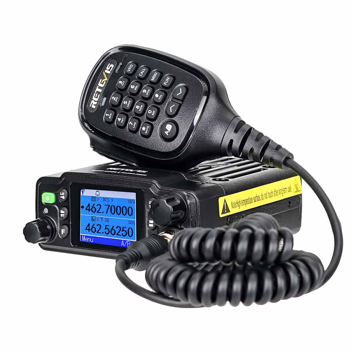RB86 IP67 Waterproof GMRS Mobile Radio and Stubby Radome Antenna Kit