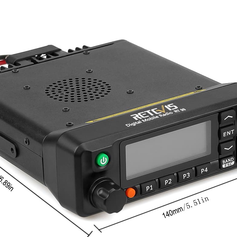 RT90 50 Watt Dual Band DMR Mobile and Stubby Radome Antenna Kit