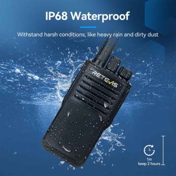 P62 Long-range IP68 Waterproof Rugged UV Dual Band Walkie Talkie  