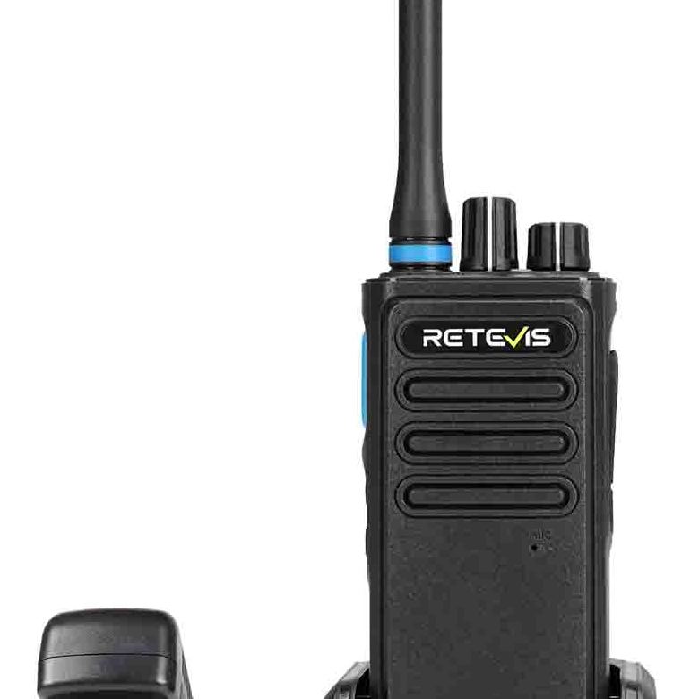 P1 High Power Superhet AES256 UHF DMR Walkie Talkie with Speak Mic