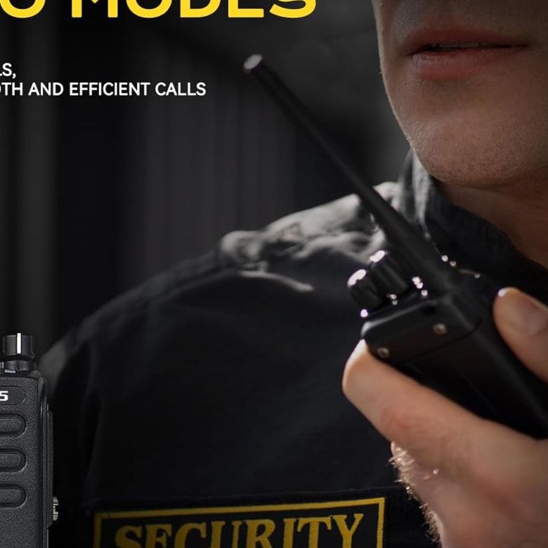 Retevis RT81 High Power Digital Handheld Radio with Earpiece Bundle (4 Pack)