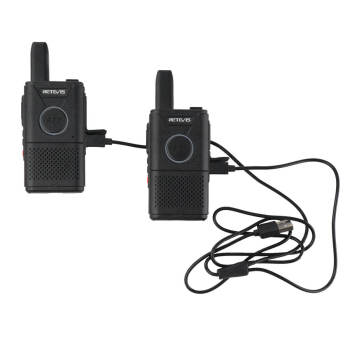 Retevis RT18 FRS Business Radio | License-Free | Long Battery Life | Dual PTT | USB Charging | One-Handed Operation