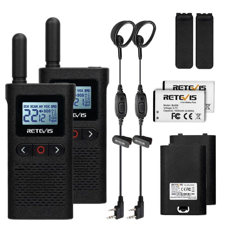 RB28 NOAA FRS Two Way Radio With Earpiece