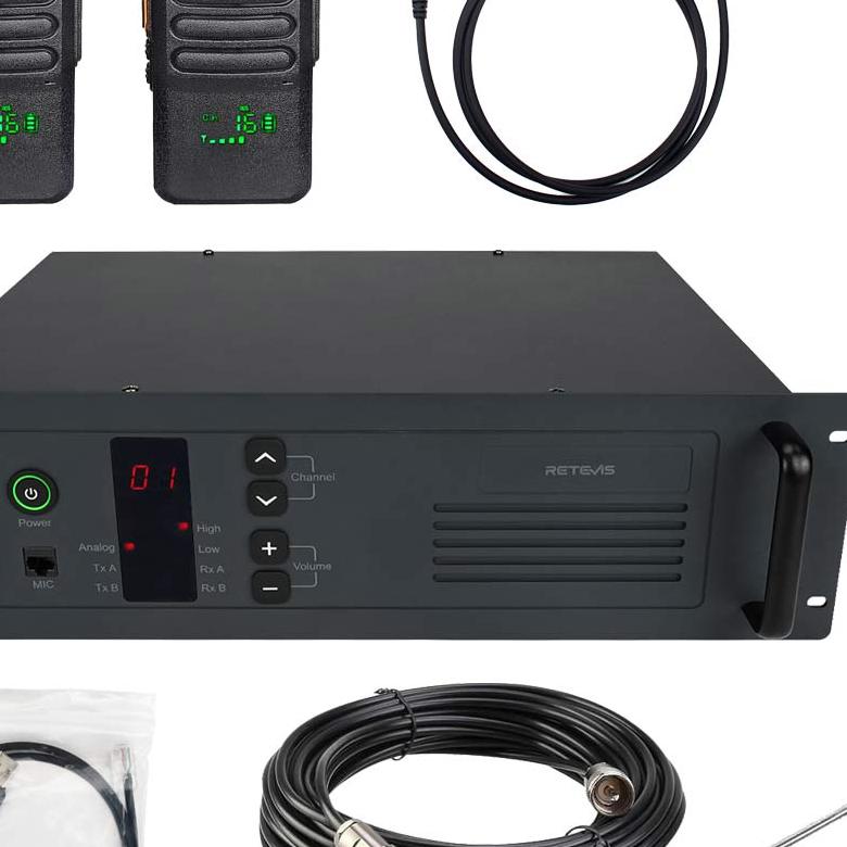 R1 UHF Analog Repeater System with 2PCS RT86 Radio Bundle