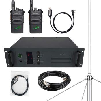 R1 UHF Analog Repeater System with 2PCS RT86 Radio Bundle