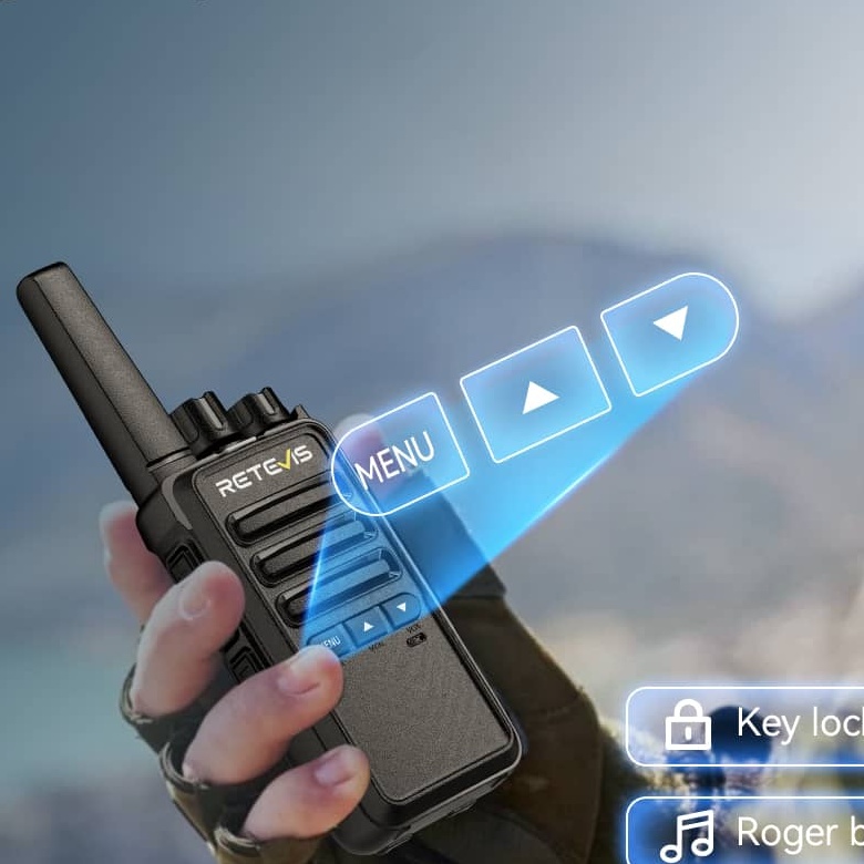 Retevis RT68B FRS Business Radio 2 Packs | License-Free | 1200mAh Battery | Rugged Construction | Lightweight | High Audio Quality
