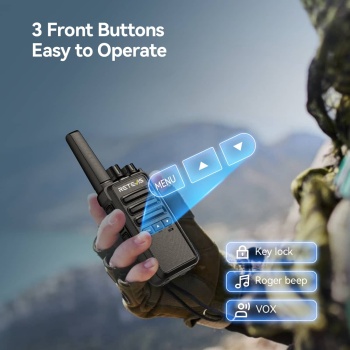 Retevis RT68B FRS Business Radio 2 Packs | License-Free | 1200mAh Battery | Rugged Construction | Lightweight | High Audio Quality