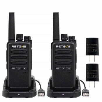 Retevis RT68B FRS Business Radio 2 Packs | License-Free | 1200mAh Battery | Rugged Construction | Lightweight | High Audio Quality