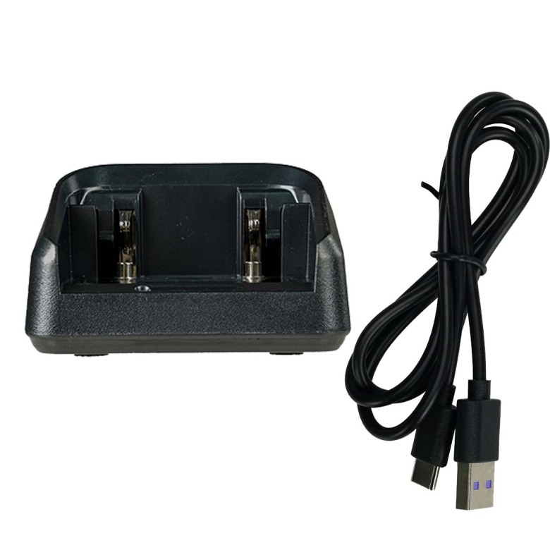 Charging base and Cable For Retevis P2 P62 High power long-range radio