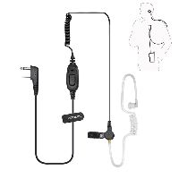 EEK009 Covert Acoustic Tube Earpiece Headset