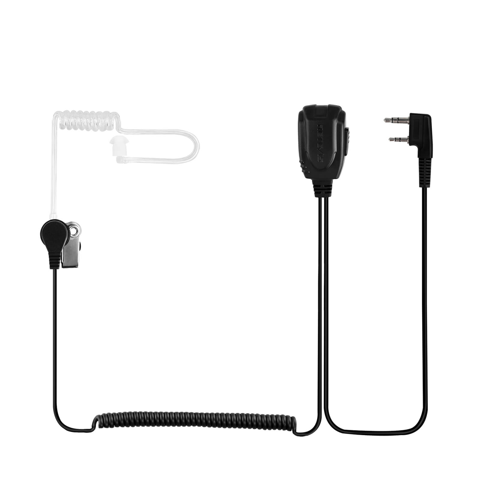 10Pack Earpiece with Mic Acoustic Tube earpieces for Walkie Talkie RT22 RT68 Radios