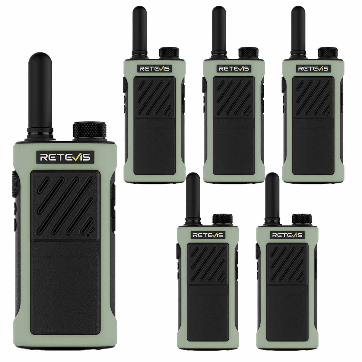 Retevis RB666P Fast Charging Emergency Walkie Talkie 6 Pack