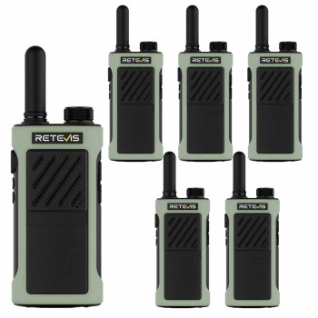 Retevis RB66P FRS Radio | License-Free | 1.5-Hour Fast Charging | Long Standy Time | Fluorescent Design | Easy-Pairing
