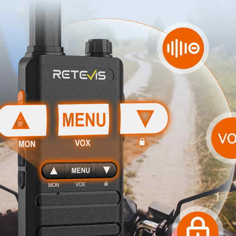 Retevis B63B PMR446 Business Radio 10 Packs with Earpieces | License-Free | Type-C Charging | Long Battery Life | Easy-to-Operate Buttons