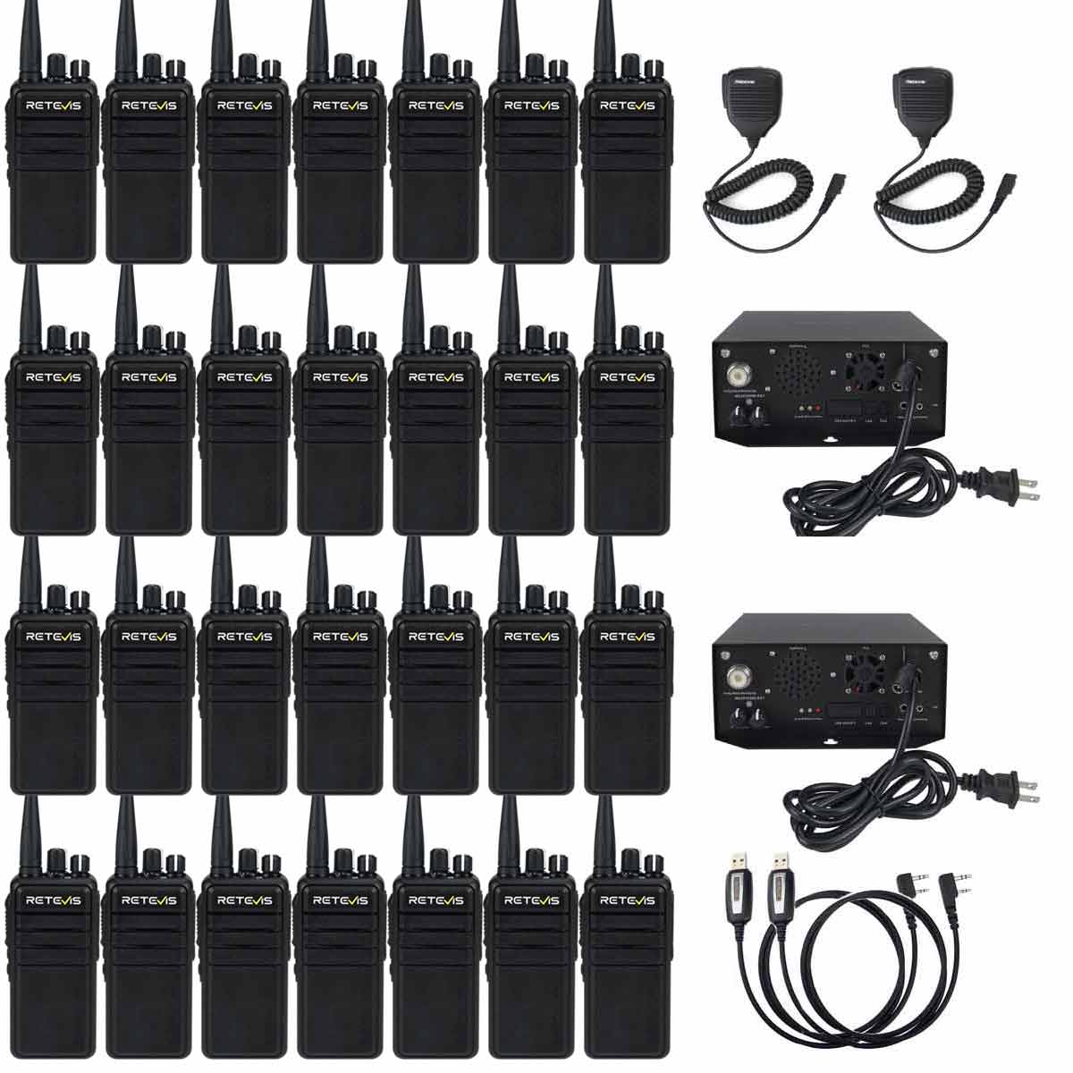Retevis RB91 Repeater and RB24 Handheld Radio Long Distance Communication Solutions