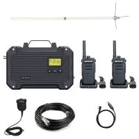 Retevis RT97L 25W GMRS Repeater Kit with 2 Pack RB26 Handhedld Radio