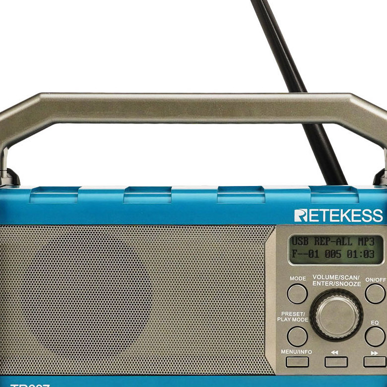 TR637 IP54 dust-proof and waterproof Jobsite bluetooth radio