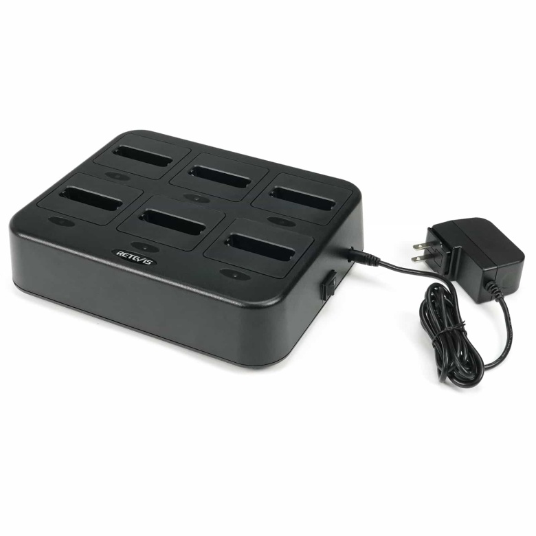 Six-Way Charger Multi Unit Charger Base for B3H B3S Walkie Talkie and Battery
