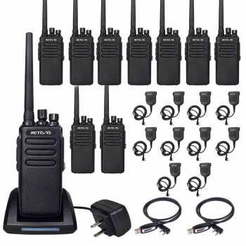 RT81 10w IP67 Waterproof UHF DMR Walkie Talkie With Speaker
