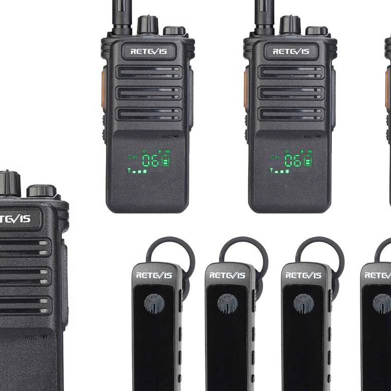 RB89 Long Range Bluetooth GMRS Radio with Bluetooth Headset