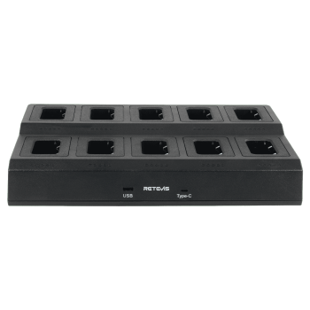 10 Way Multi Unit Rapid Gang Charger for Retevis RT68 RT68B NR10 RT668 NR610 RB669 