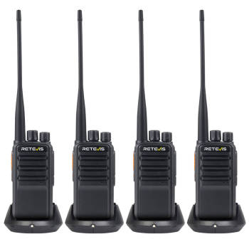 Retevis RB669 Germany PMR446/Freenet Radio 4 Packs | License-Free | Dual Band | German Voice Broadcast | Long Battery Life | Type-C Charging