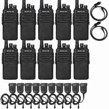 RT81 10w IP67 Waterproof UHF DMR Walkie Talkie With Speaker