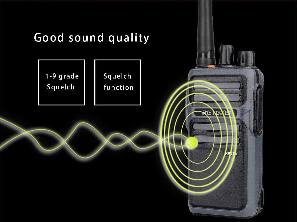 Retevis RB17V with good sound quality