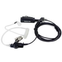2 PIN Covert Acoustic Tube Earpiece MIC for KENWOOD