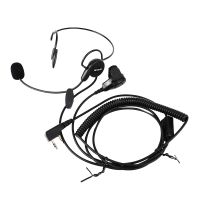 2 Pin Earpiece Mic Finger PTT Headset for Kenwood Retevis BAOFENG Radio