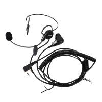 2 Pin Earpiece Mic Finger PTT Headset for Kenwood Retevis BAOFENG Radio