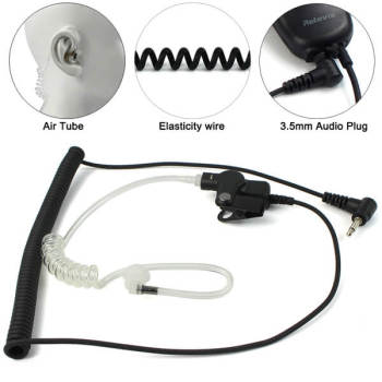 3.5mm Listen Only Earpiece for Motorola Speaker Mic