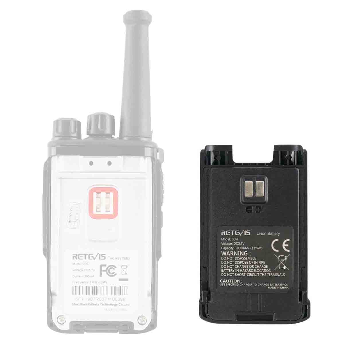 3000mAh 3.7V Original Rechargeable Li-Ion Battery for RT67