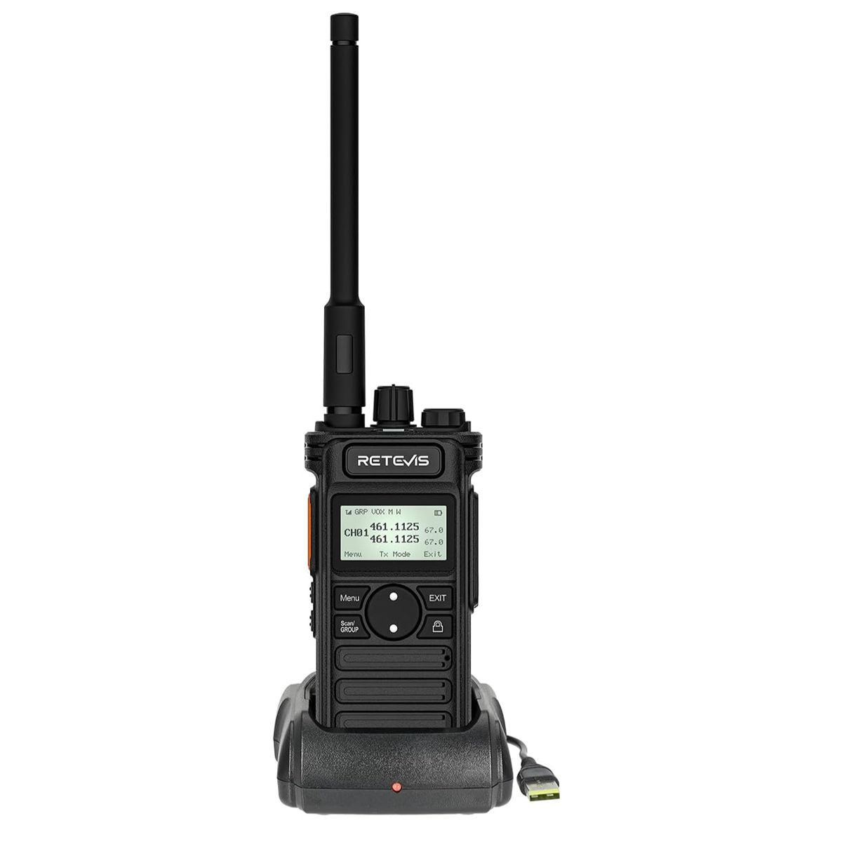 Retevis RT86S UHF Radio with LCD Display Handheld Radio for Business Use