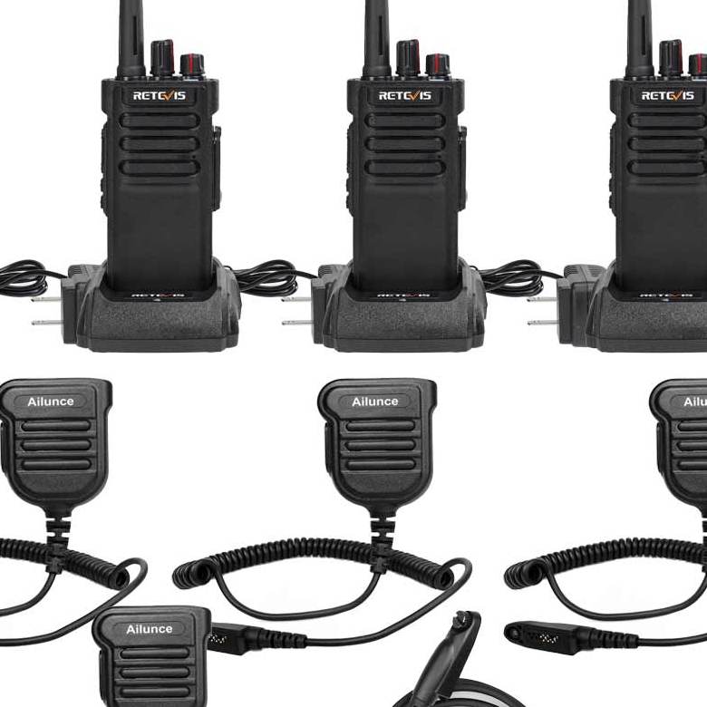 Retevis RT29D Long Range Waterproof Radio with Waterproof Speak Mic