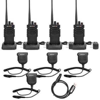 Retevis RT29D Long Range Waterproof Radio with Waterproof Speak Mic