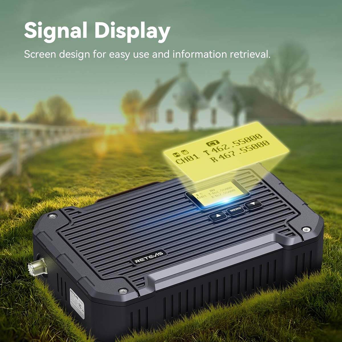 Retevis RT97L Portable Repeater and 2PCS Ailunce HA1G GMRS Radio Bundle