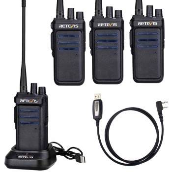 Retevis RT10 Digital Long Range Walkie Talkies for Business 128-Channel 900MHz