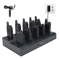 Retevis RT622 PMR446 Mini 2-Way Radio (20 Pack) with 10-Way Charger (2 Pack)
